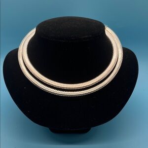 Calvin Klein Dual-Tone Silver Necklace